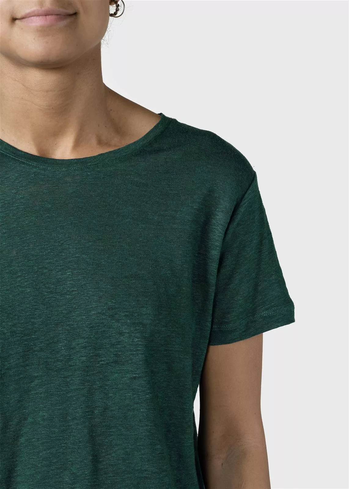 Leinen T-Shirt Modell: Rikke