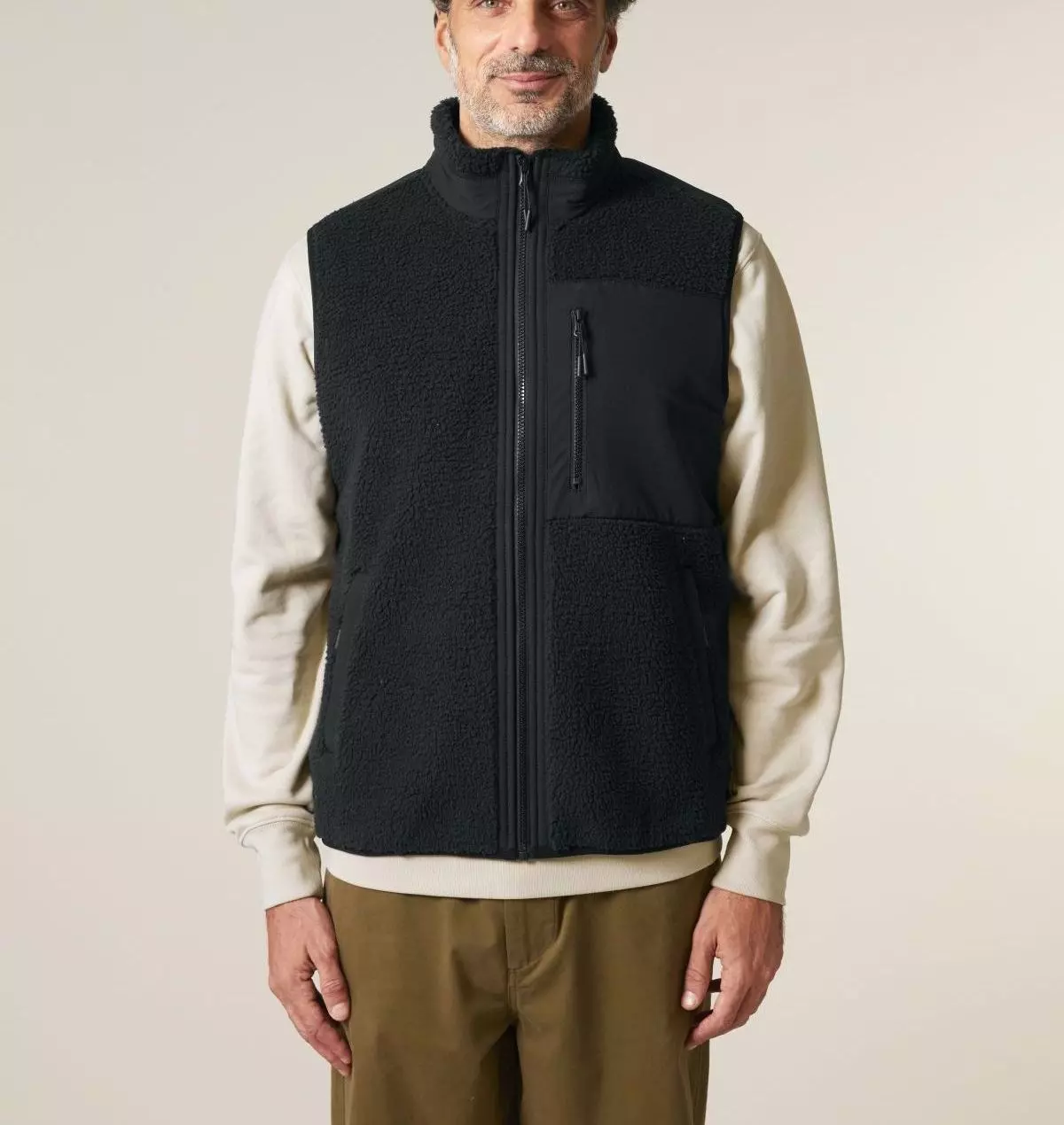 SFM1_STJU249_C002 Fleece-Weste Modell: Lin