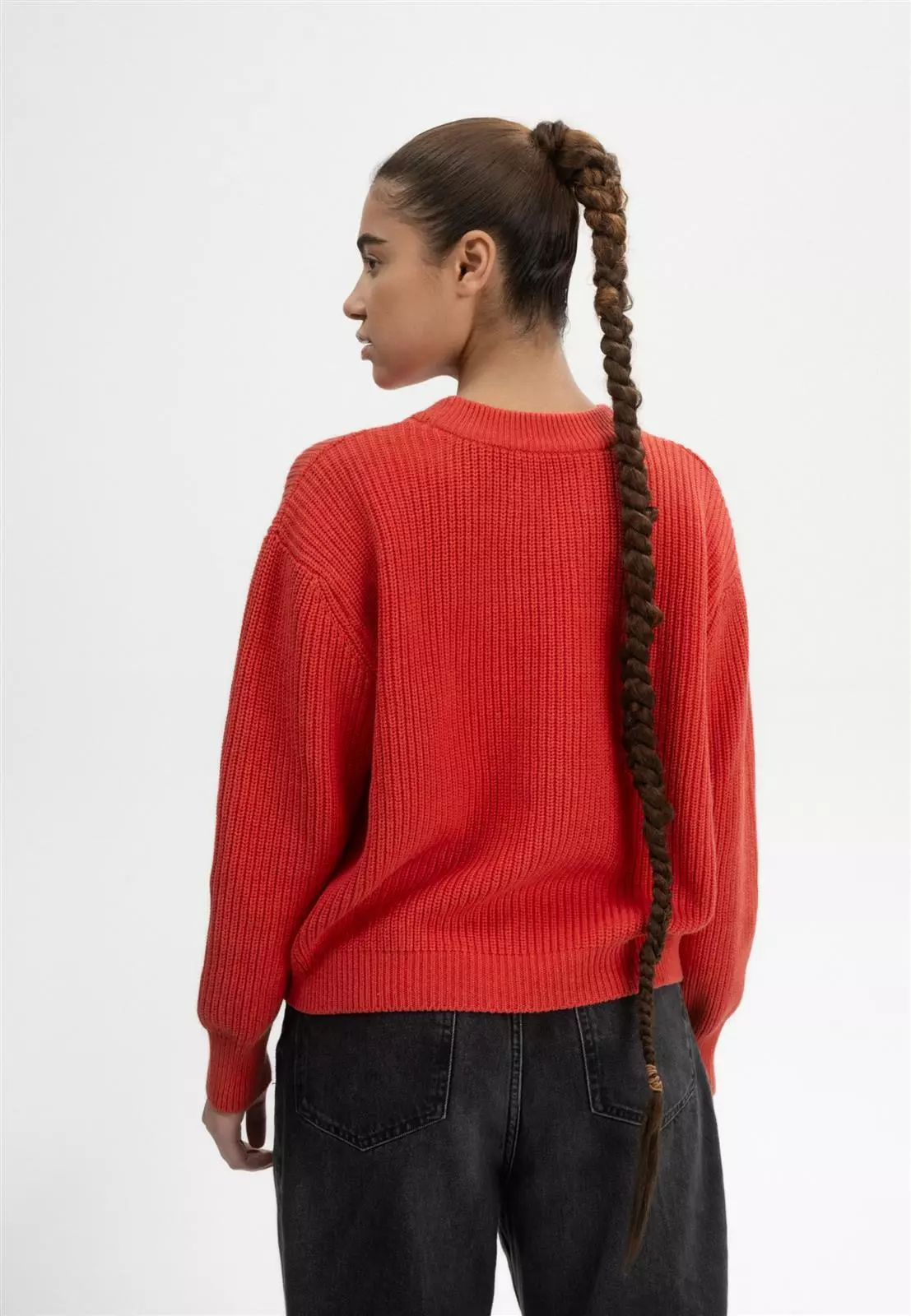 Rippstrick Pullover Modell: Adah Rippstrick Pullover Modell: Adah