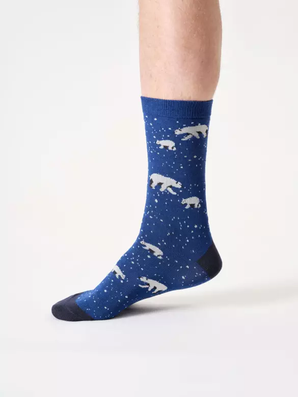 Socken Modell: Polar Bear