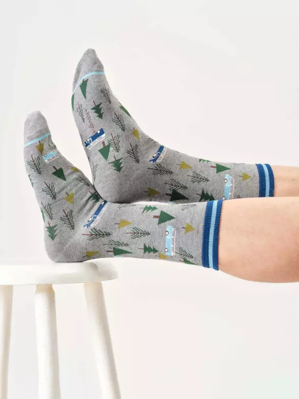 Socken Modell: Camper Van