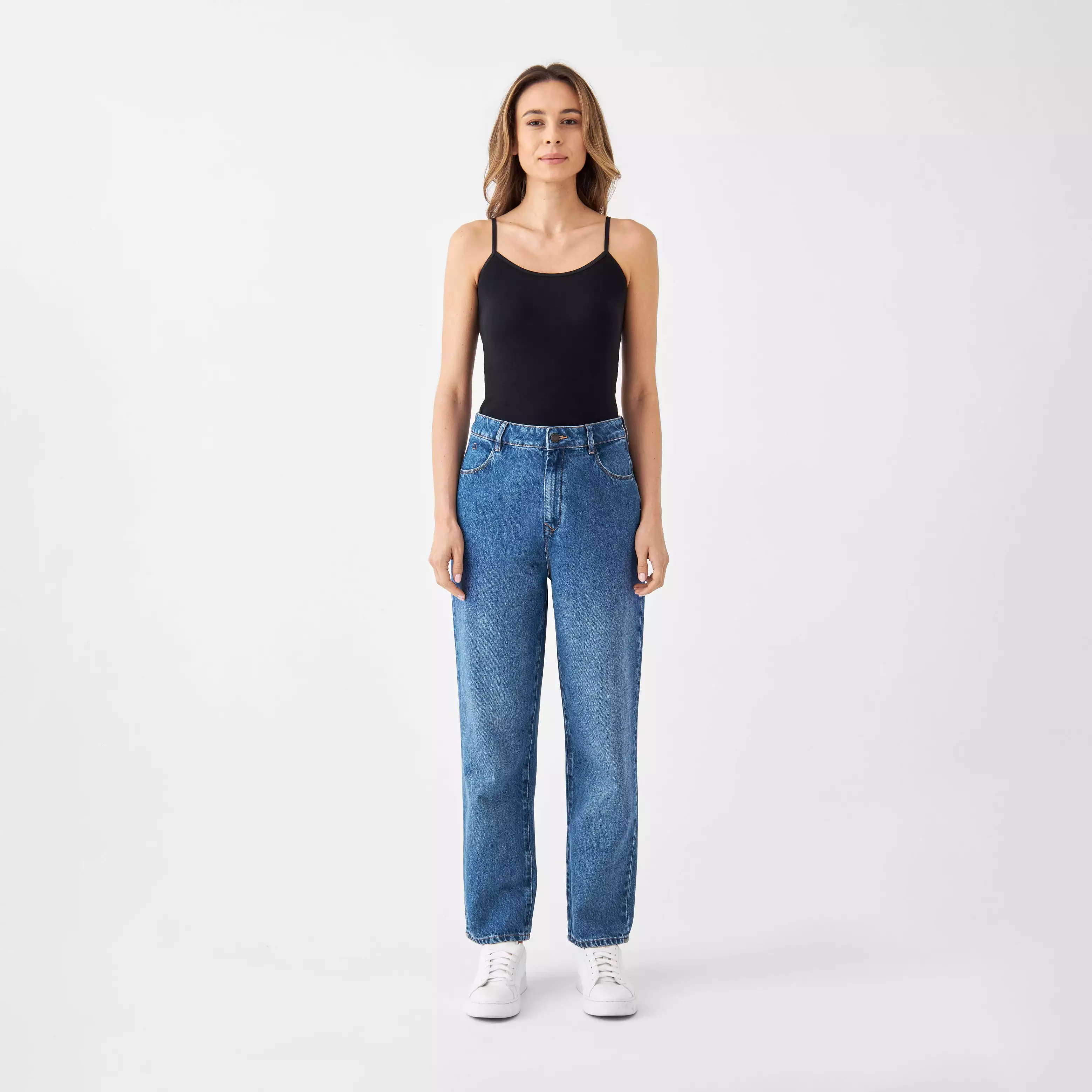 Jeanshose Wide Straight Modell: Minimal Jeanshose Wide Straight Modell: Minimal