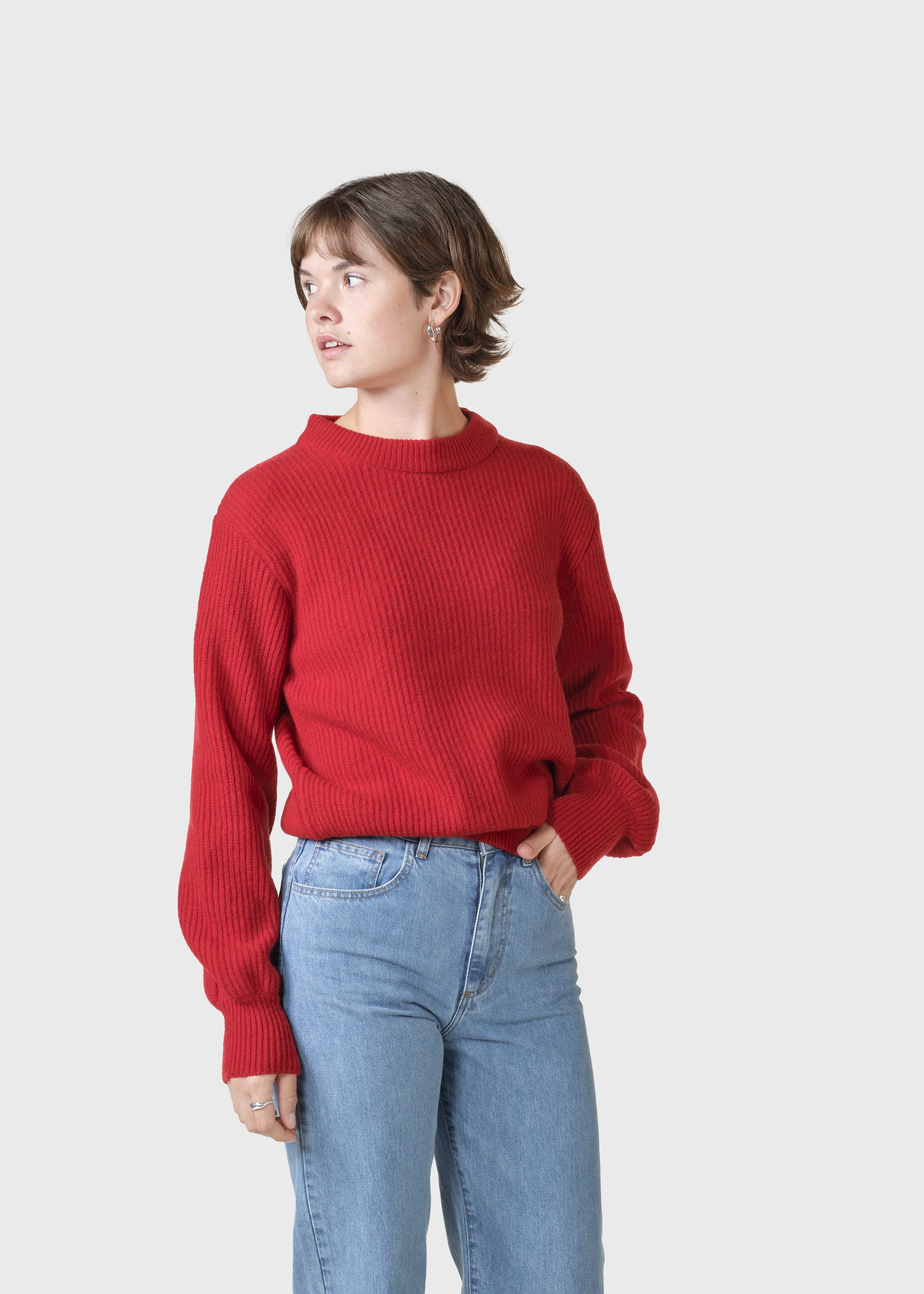 KC1628 - Red - Extra 1.jpg Merino-Pullover Modell: Gerda