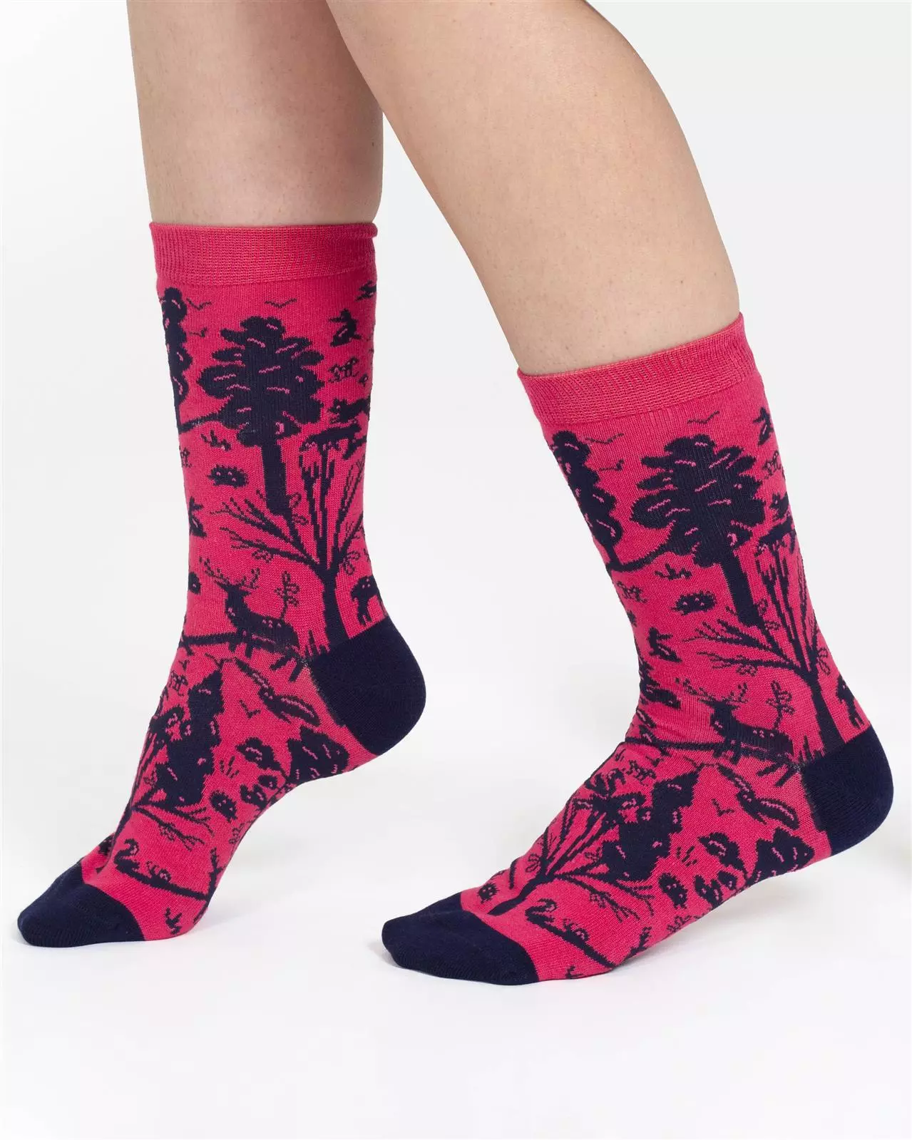 320868_ta394_pinknavy_w_5 Socken Modell: Woodland