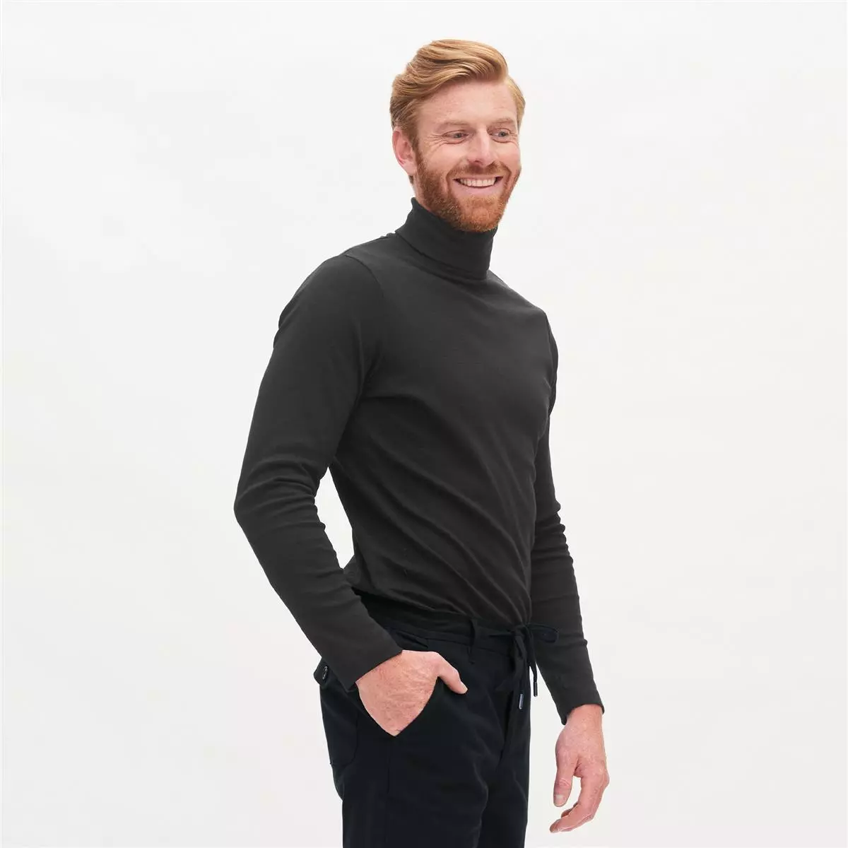 Rollkragen Longsleeve Modell: Helge GOTS Rollkragen Longsleeve Modell: Helge GOTS