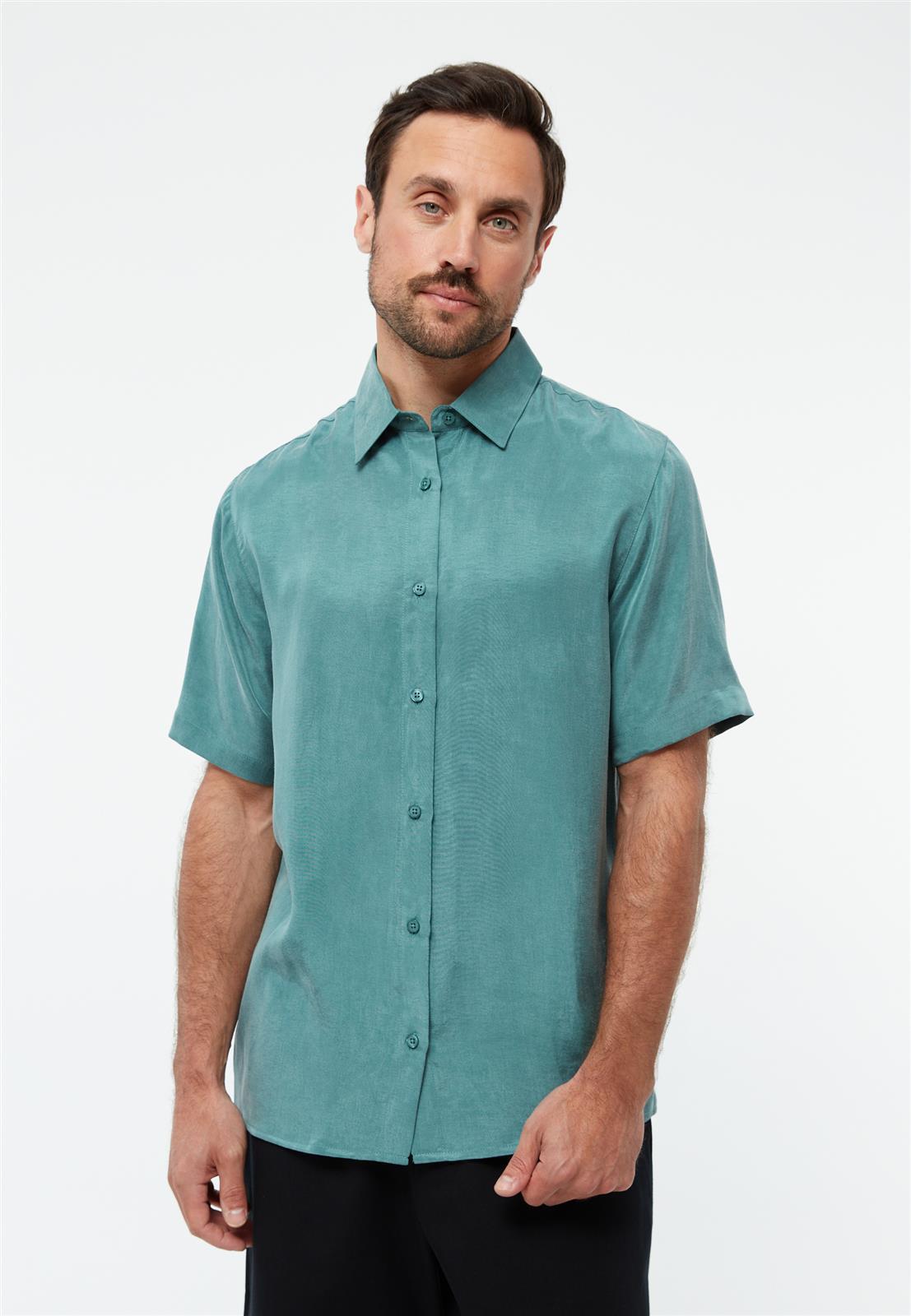Tencel Kurzarm-Hemd Modell: Koda