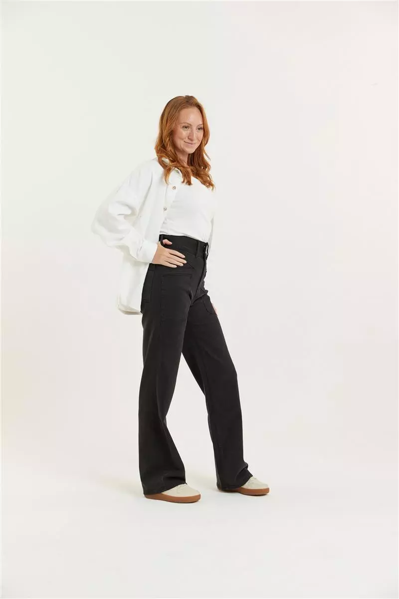 Dinah_2 Tencel High Waist Hose Modell: Dinah