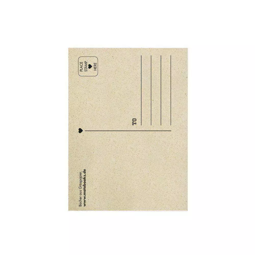 Postkarte Rose Postkarte Kornblume