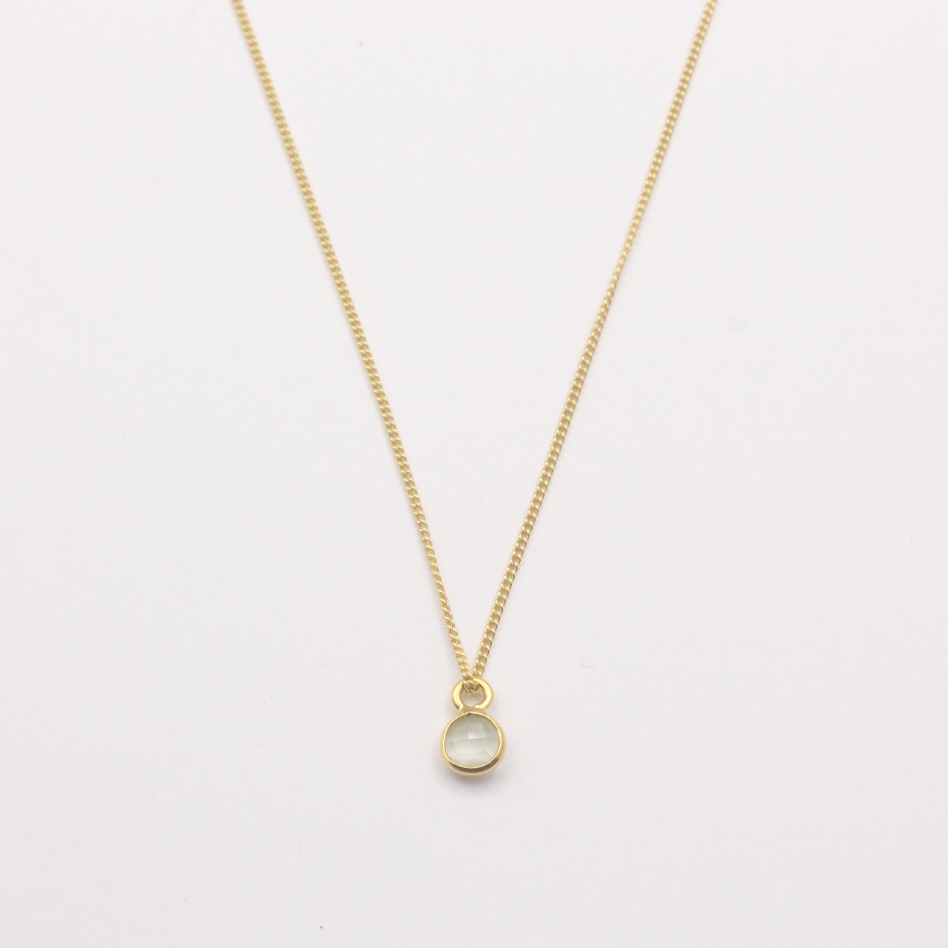 Kette Modell: Briolette Grey