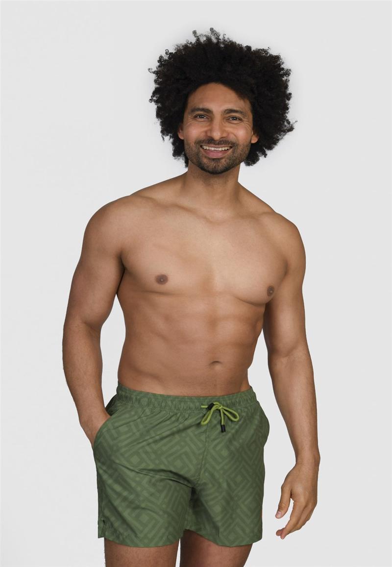 Nachhaltige Badehose mit Print