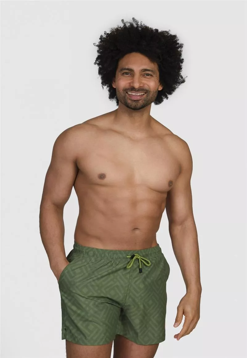 Nachhaltige Badehose mit Print