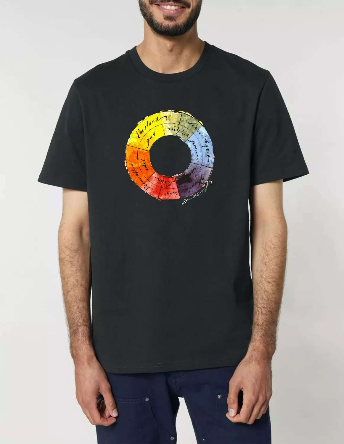 Science-T-Shirt Kunst Modell: Farbenlehre