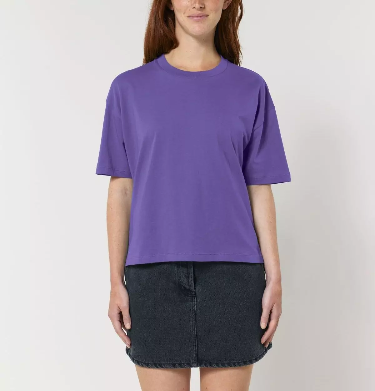 SFM6_STTW175_C115 Boxy T-Shirt Modell: Novice