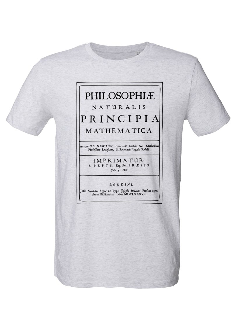 Science-T-Shirt Physik Modell: Principia Mathematica