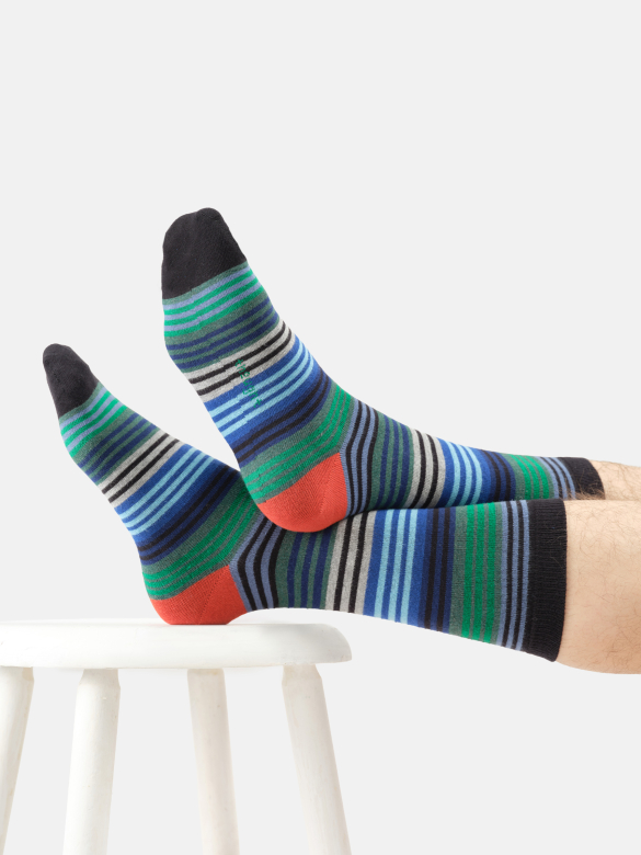 Socken Modell: Strata Stripe