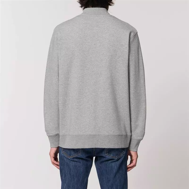 Sweatjacke Modell: Boston mit Knopfleiste
