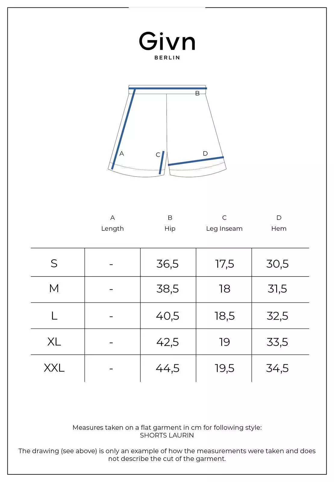 Leinen Shorts Modell: Laurin