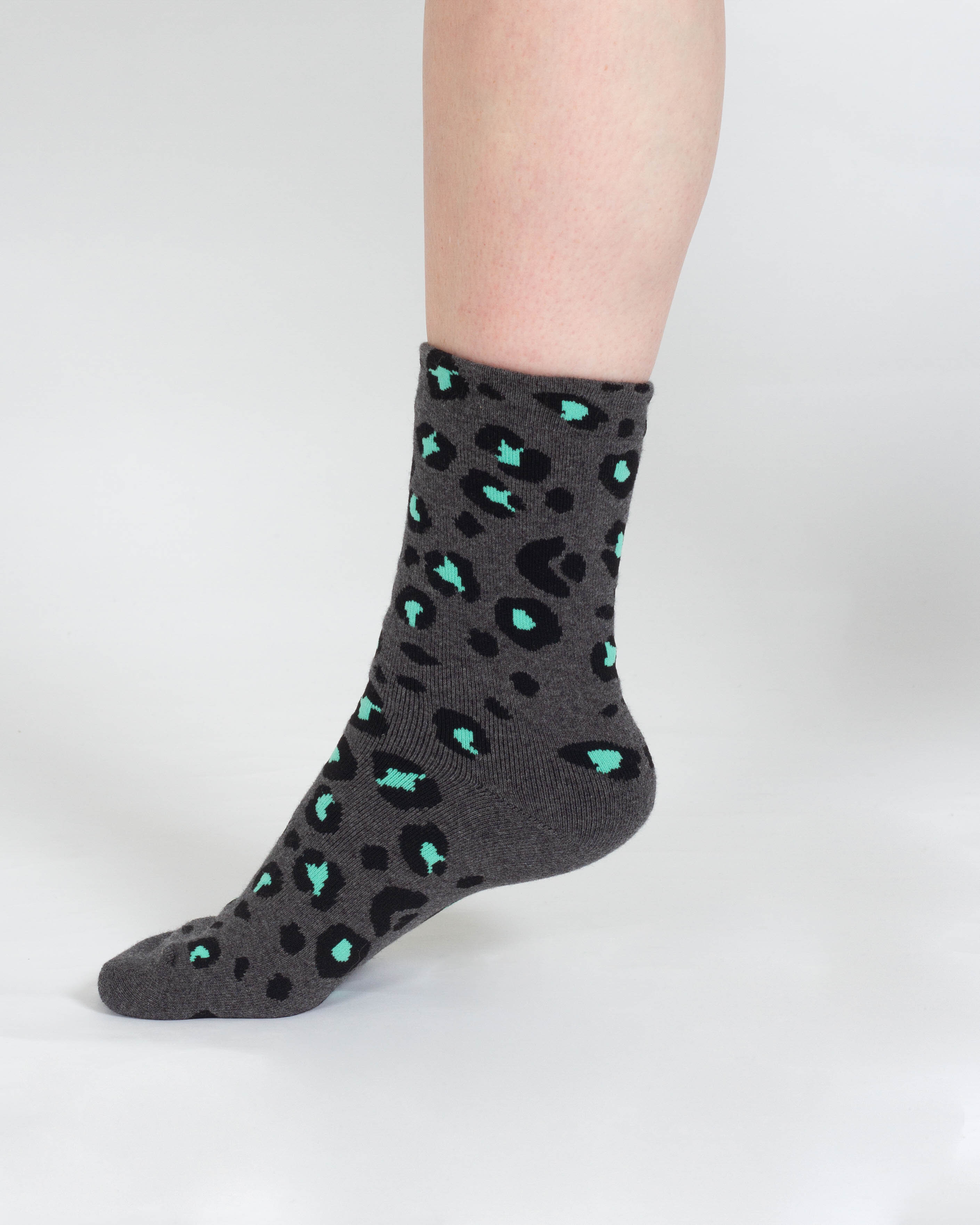 Socken Modell: Leopard Long