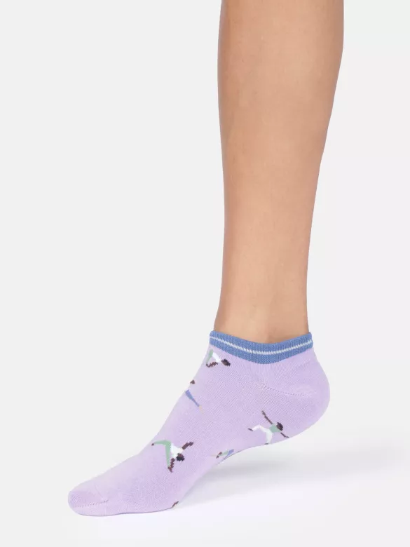Socken Modell: Yoga Poses