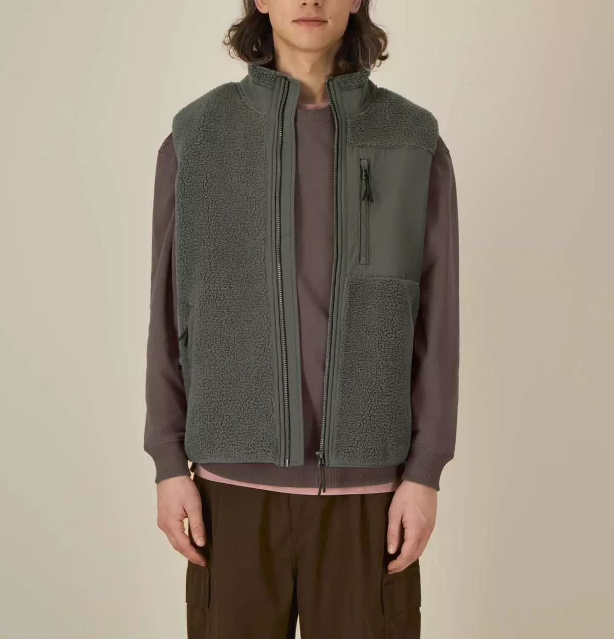 SFM1_STJU249_C223 Fleece-Weste Modell: Lin