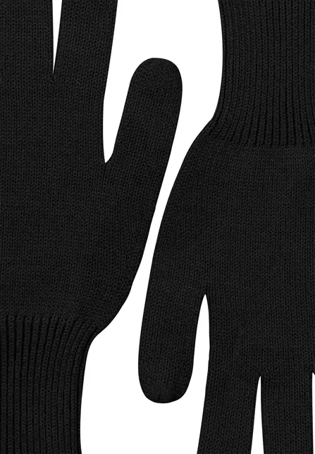 RISHI-black--2- Fingerhandschuhe Modell: Rishi GOTS