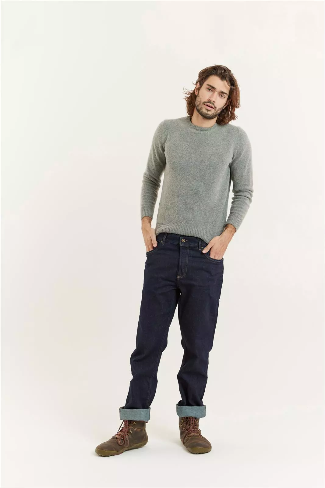 Copy of 2023flax_loom10113.jpg Tencel Regular Fit Hose Modell: Satch
