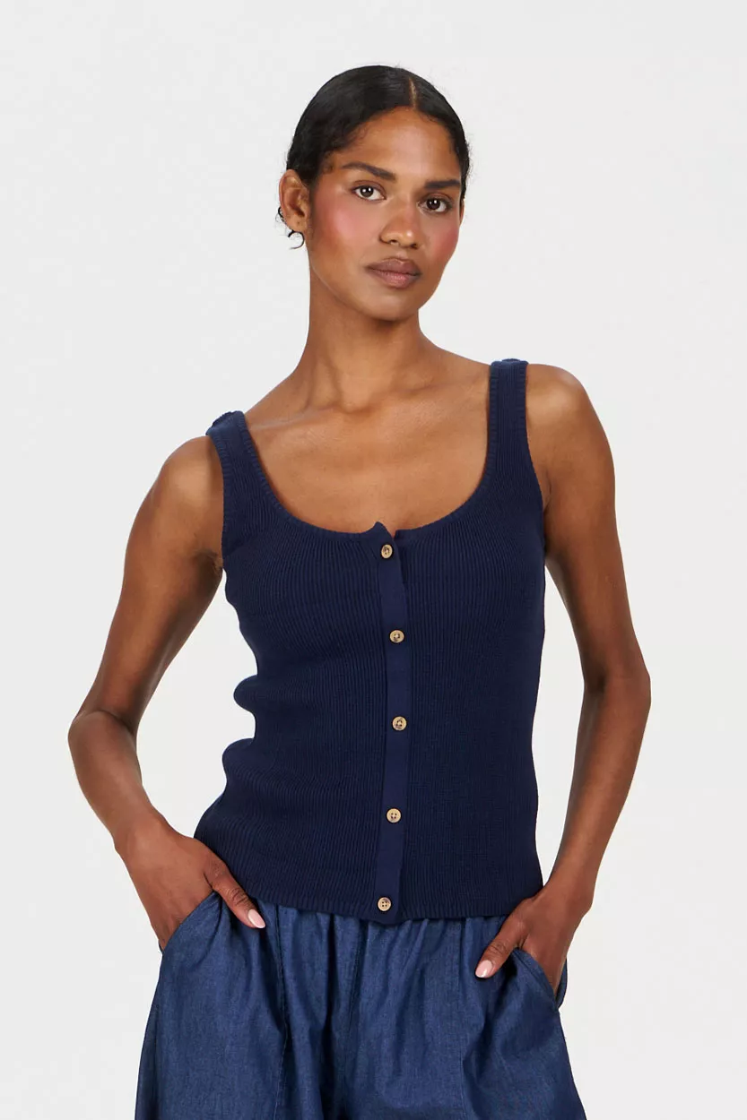 Rippstrick-Top Modell: Cove