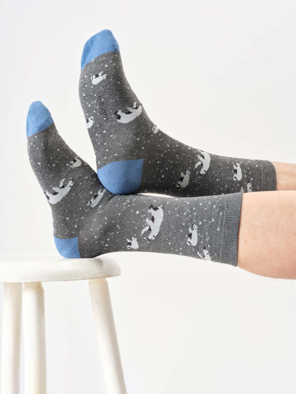 Socken Modell: Polar Bear