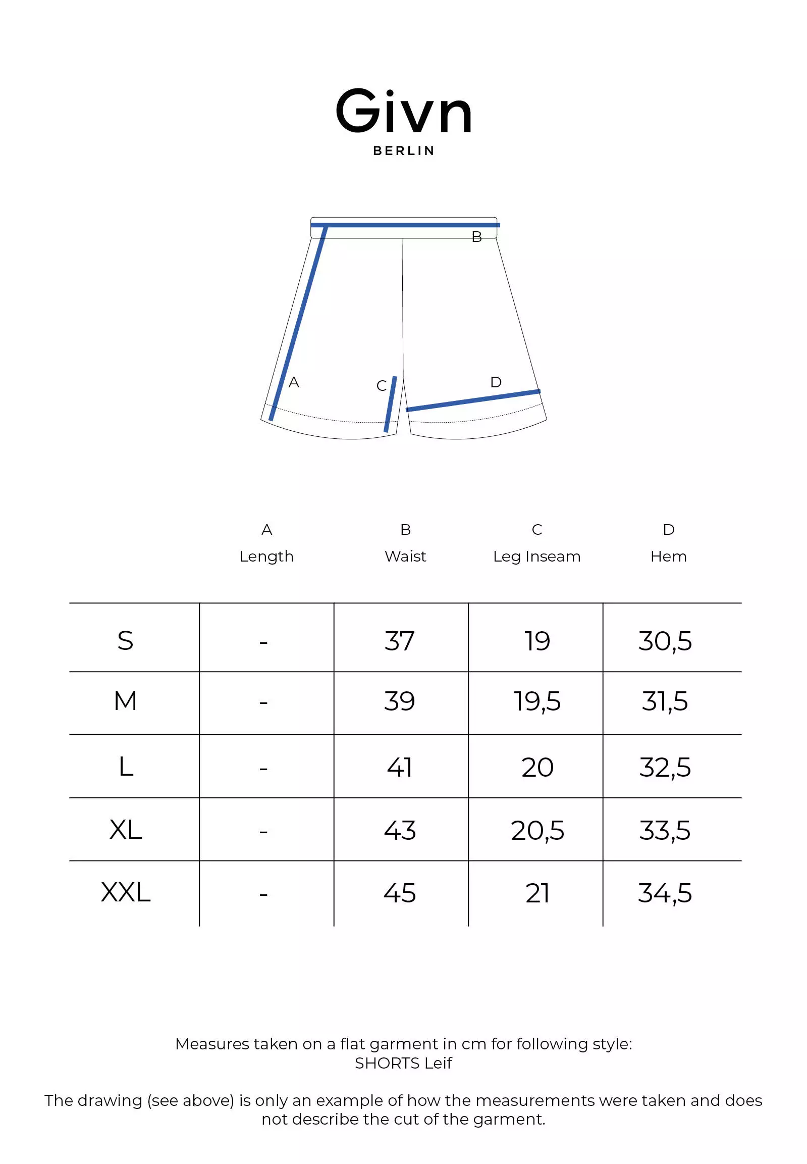 Shorts Modell: Leif GOTS