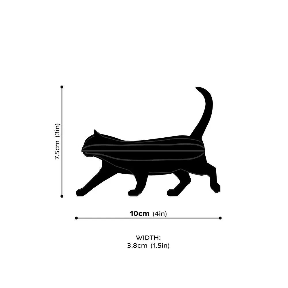 Holzdekoration Modell: Cat 12cm