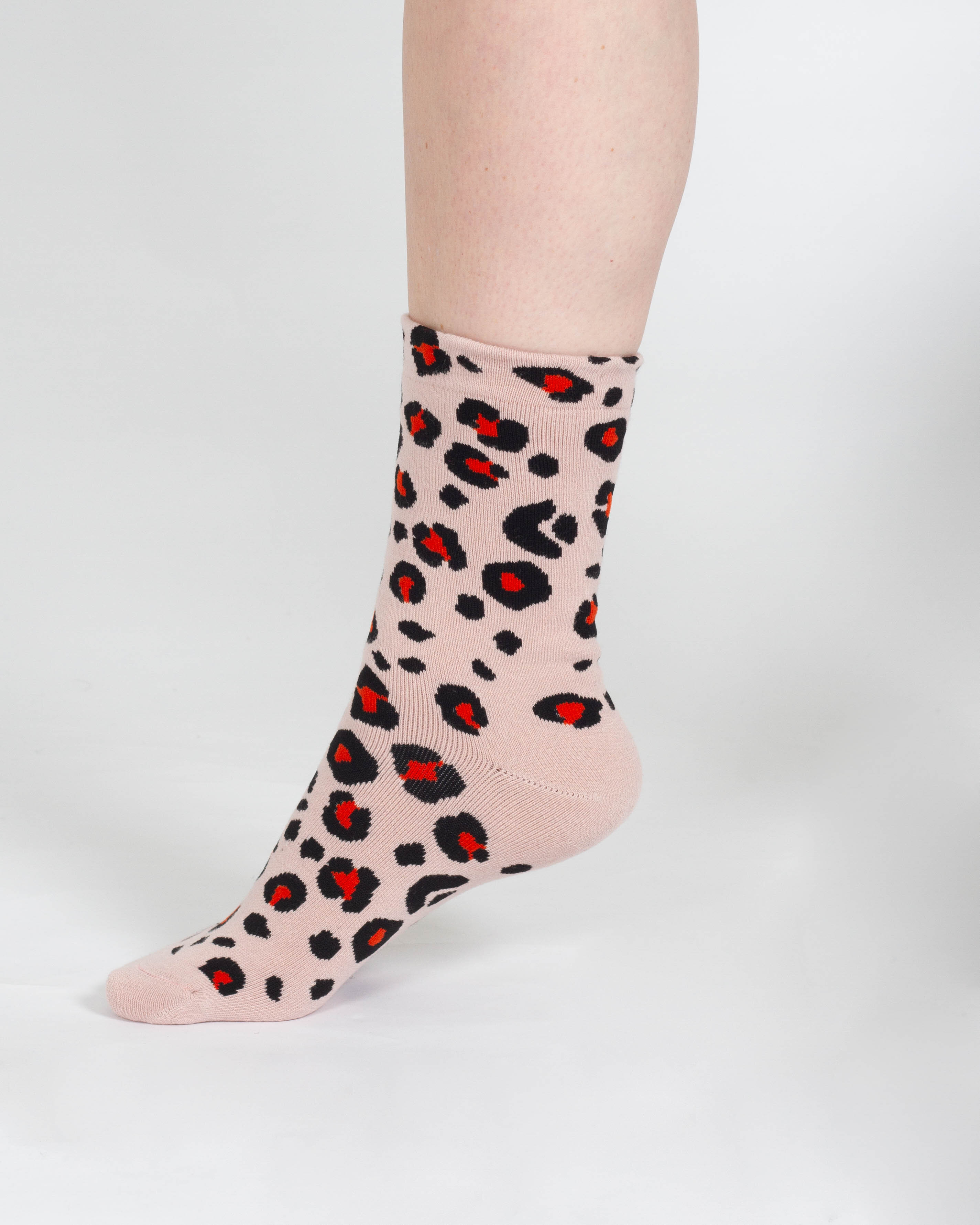 Socken Modell: Leopard Long