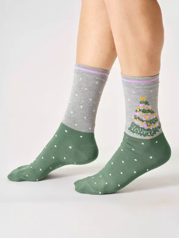 Socken Modell: Christmas Tree Socken Modell: Christmas Tree
