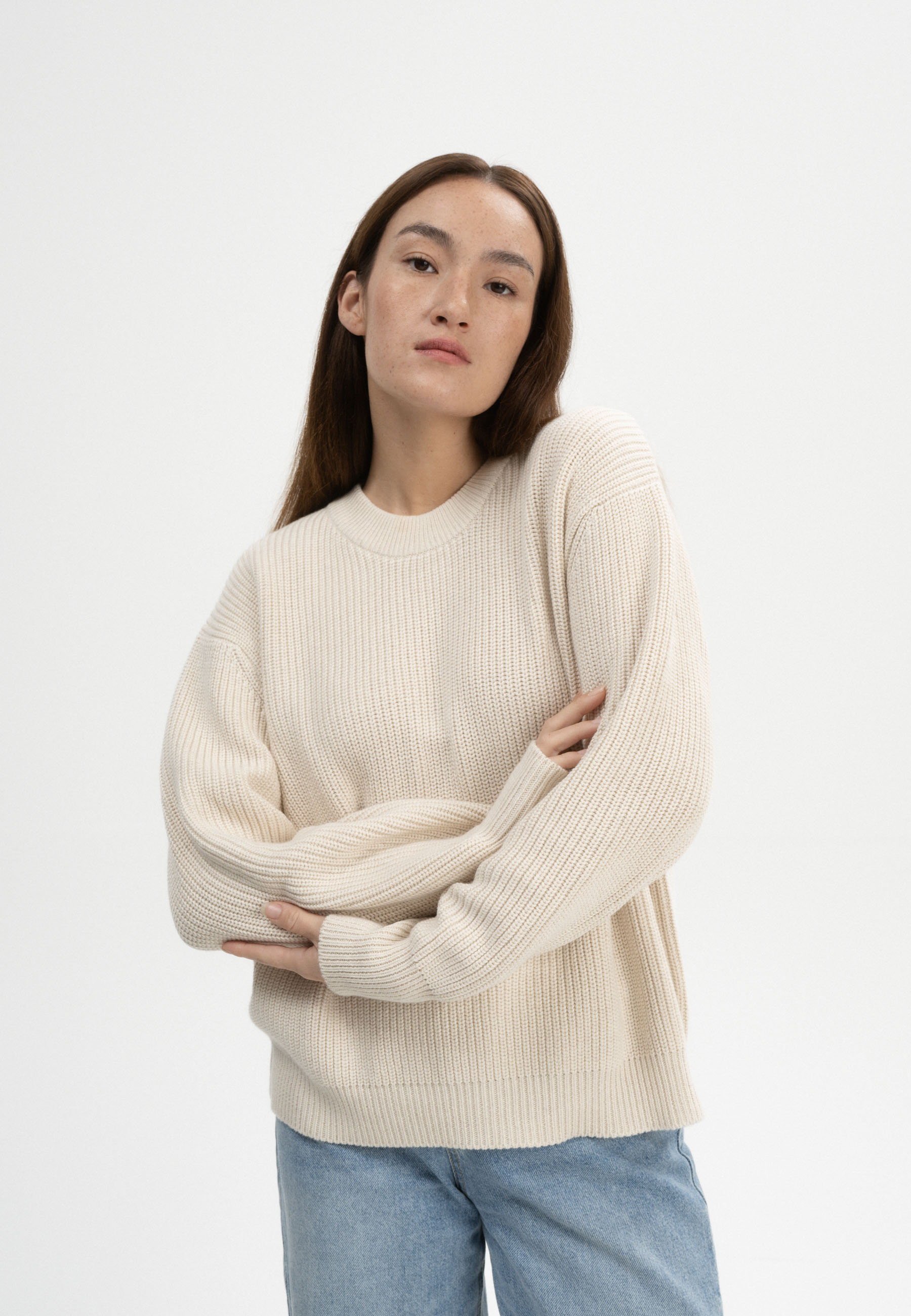 Rippstrick Pullover Modell: Adah