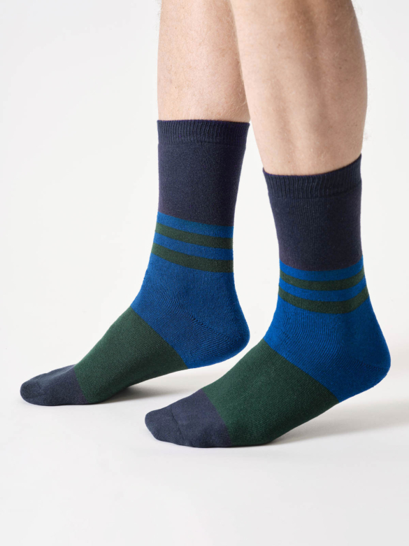 Socken Modell: Colour Blocking
