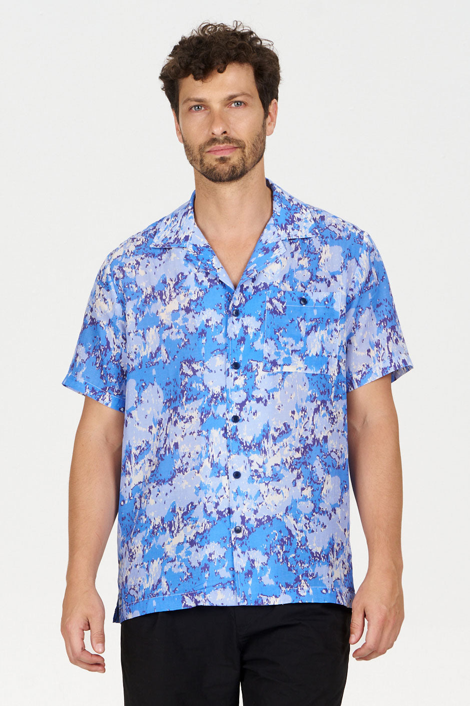 Tencel Kurzarm-Hemd Modell: Spindrift