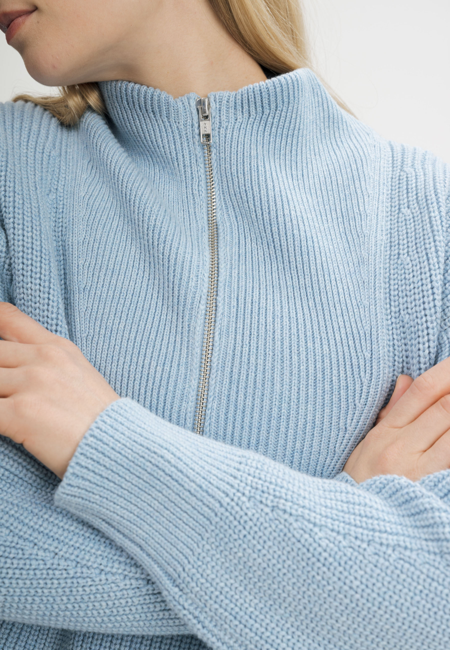 Rippstrick-Pullover Modell: Kimaya GOTS
