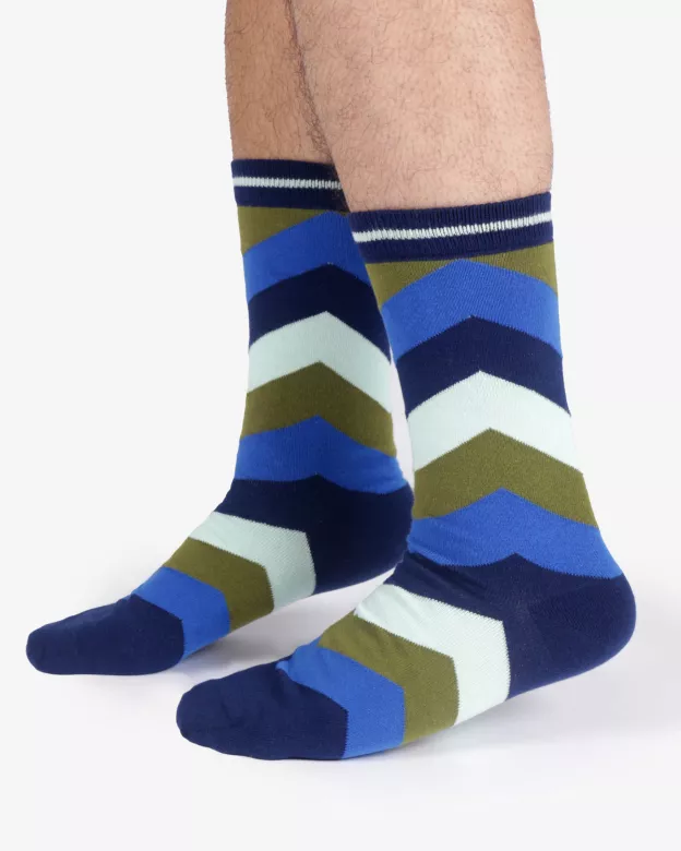 Socken Modell: Zic Zac Stripe