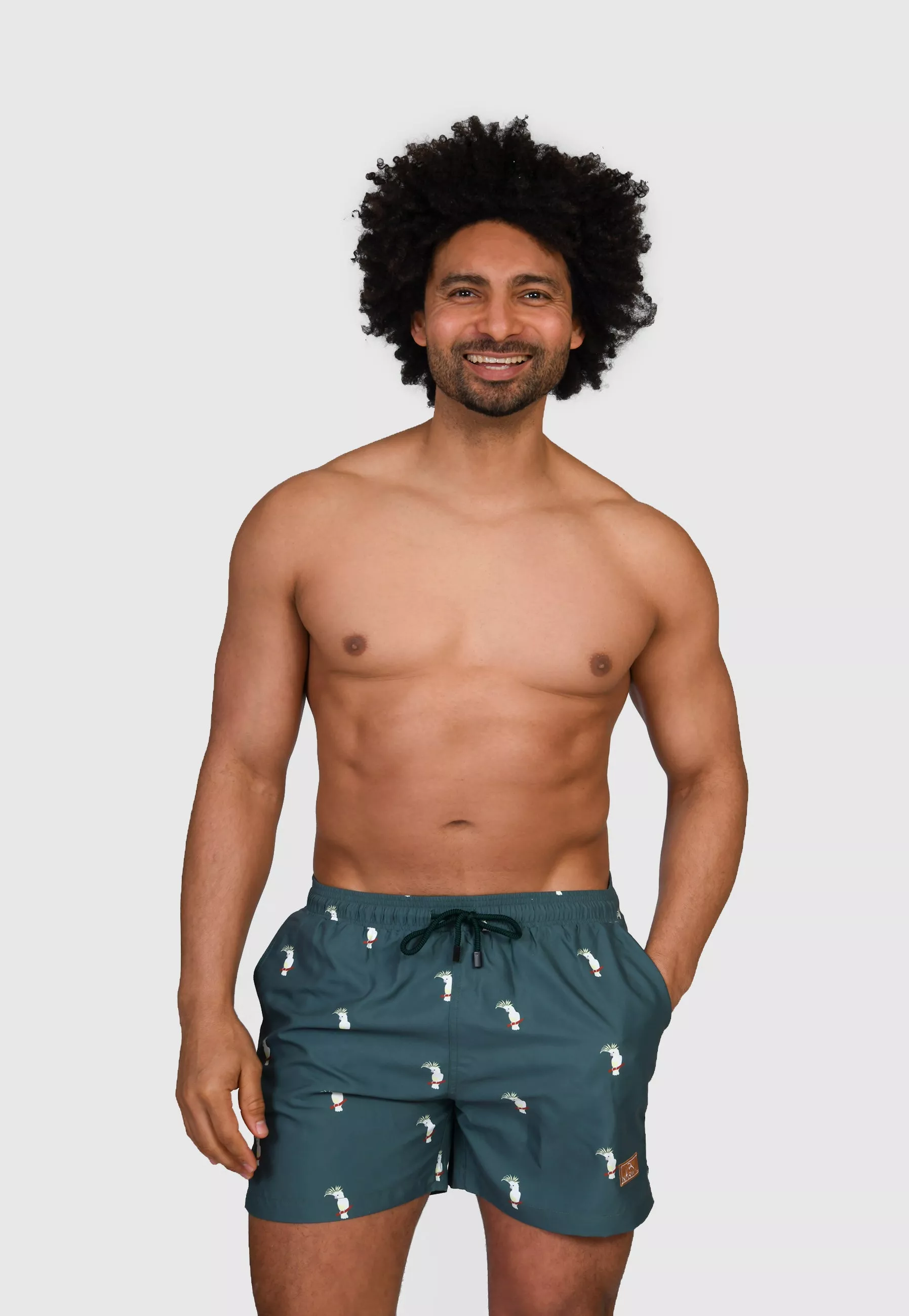 Nachhaltige Badehose mit Print
