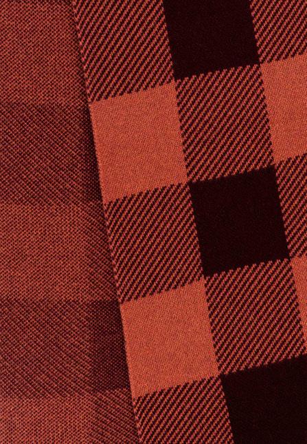 Jacquard Rippstrick Schal Modell: Asmee