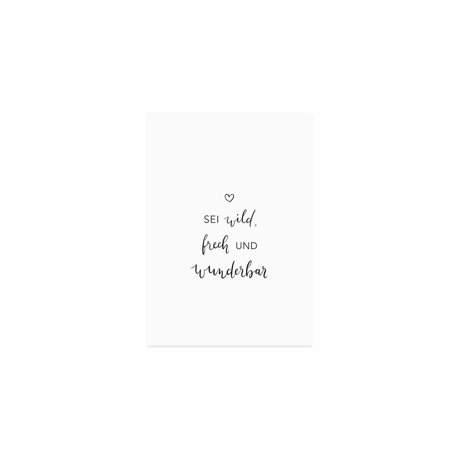 Postkarte Spruch
