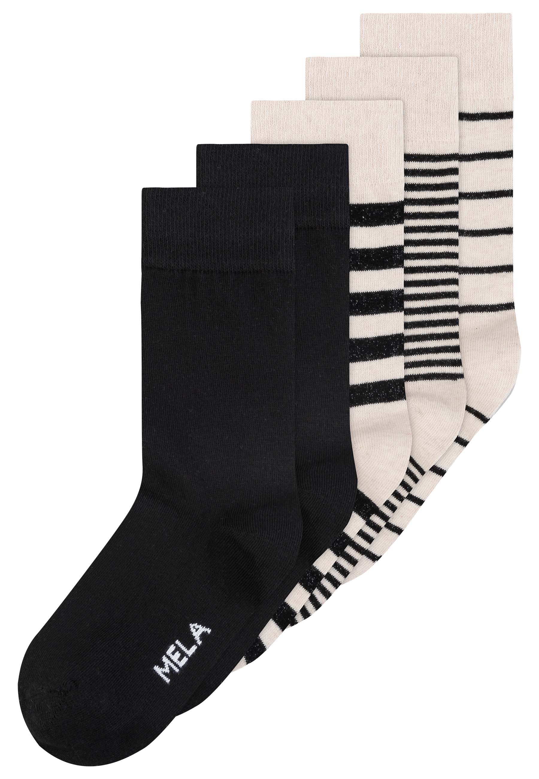 Baumwoll-Socken GOTS, 5er Pack