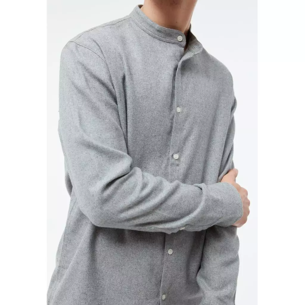 Flanell Stehkragenhemd Modell: Wes
