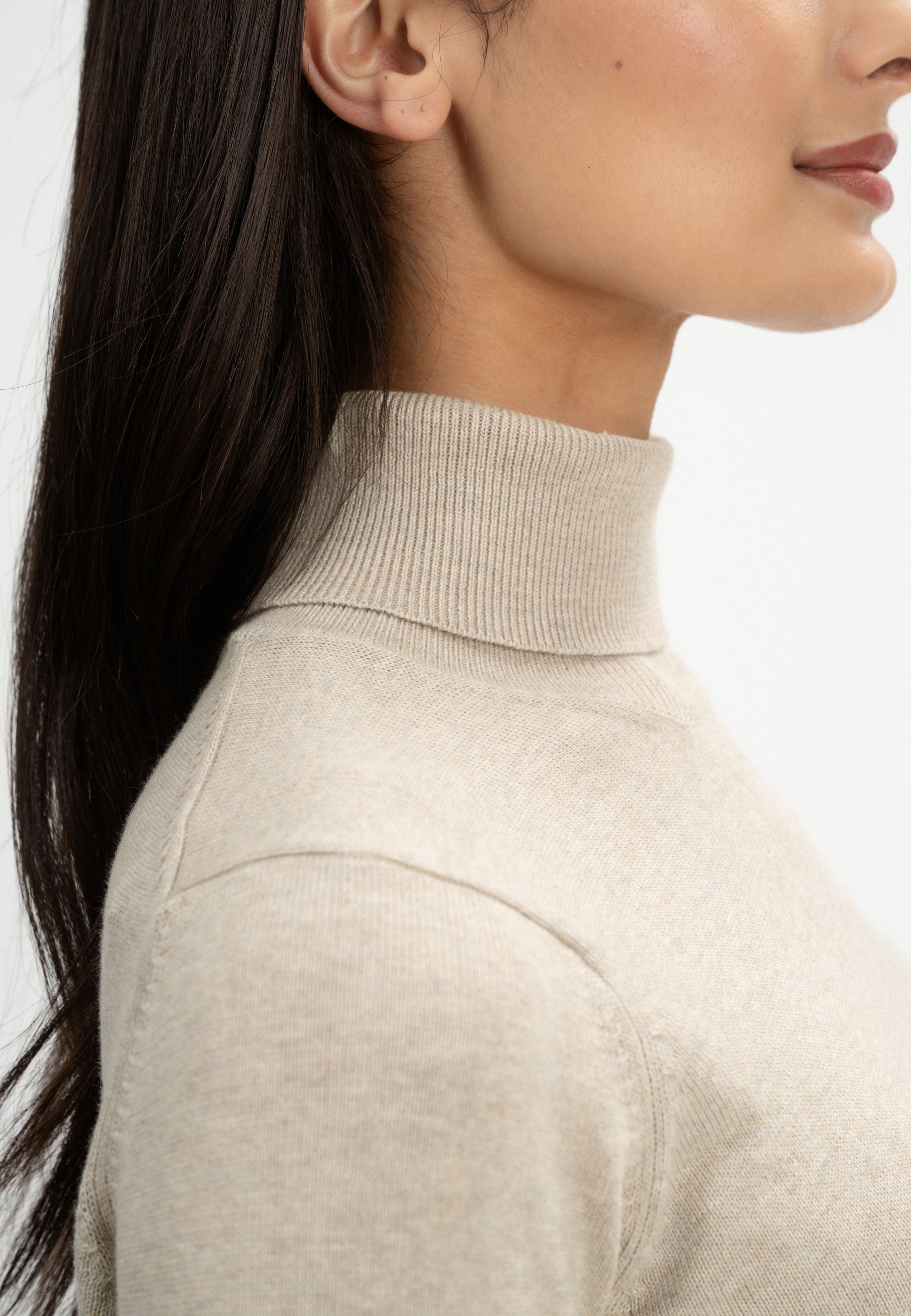 Rollkragen-Pullover Modell: Mayura GOTS