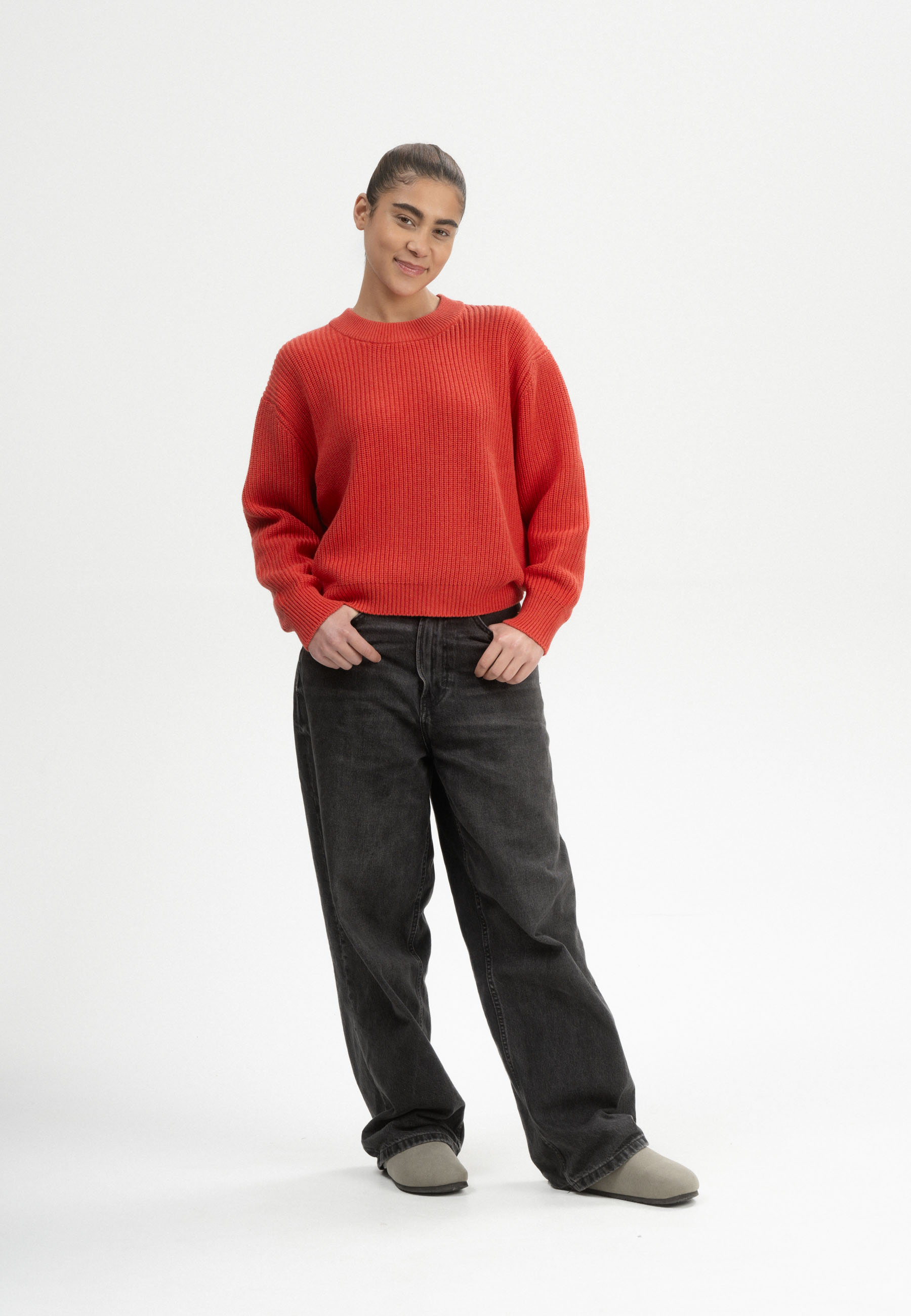 Rippstrick Pullover Modell: Adah