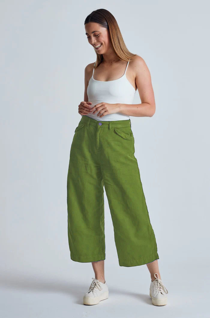 Leinen-Baumwoll Culotte Modell: Betty