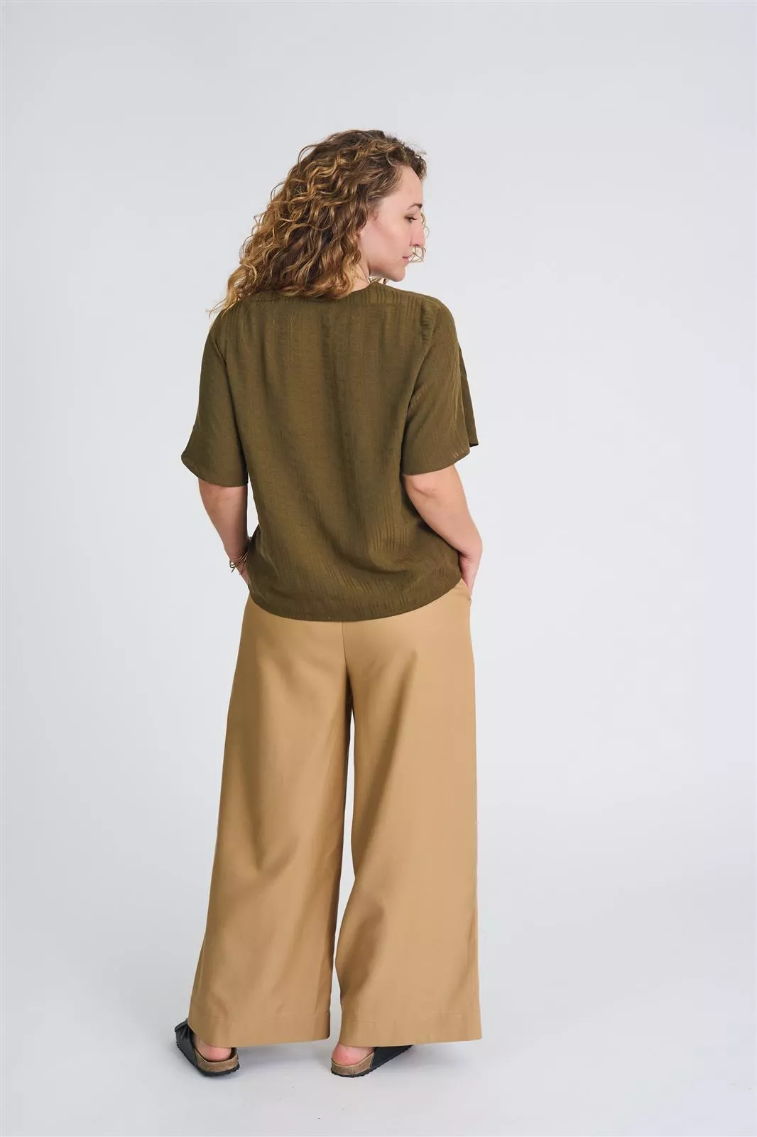 Tencel Kurzarm-Bluse Modell: Marlu