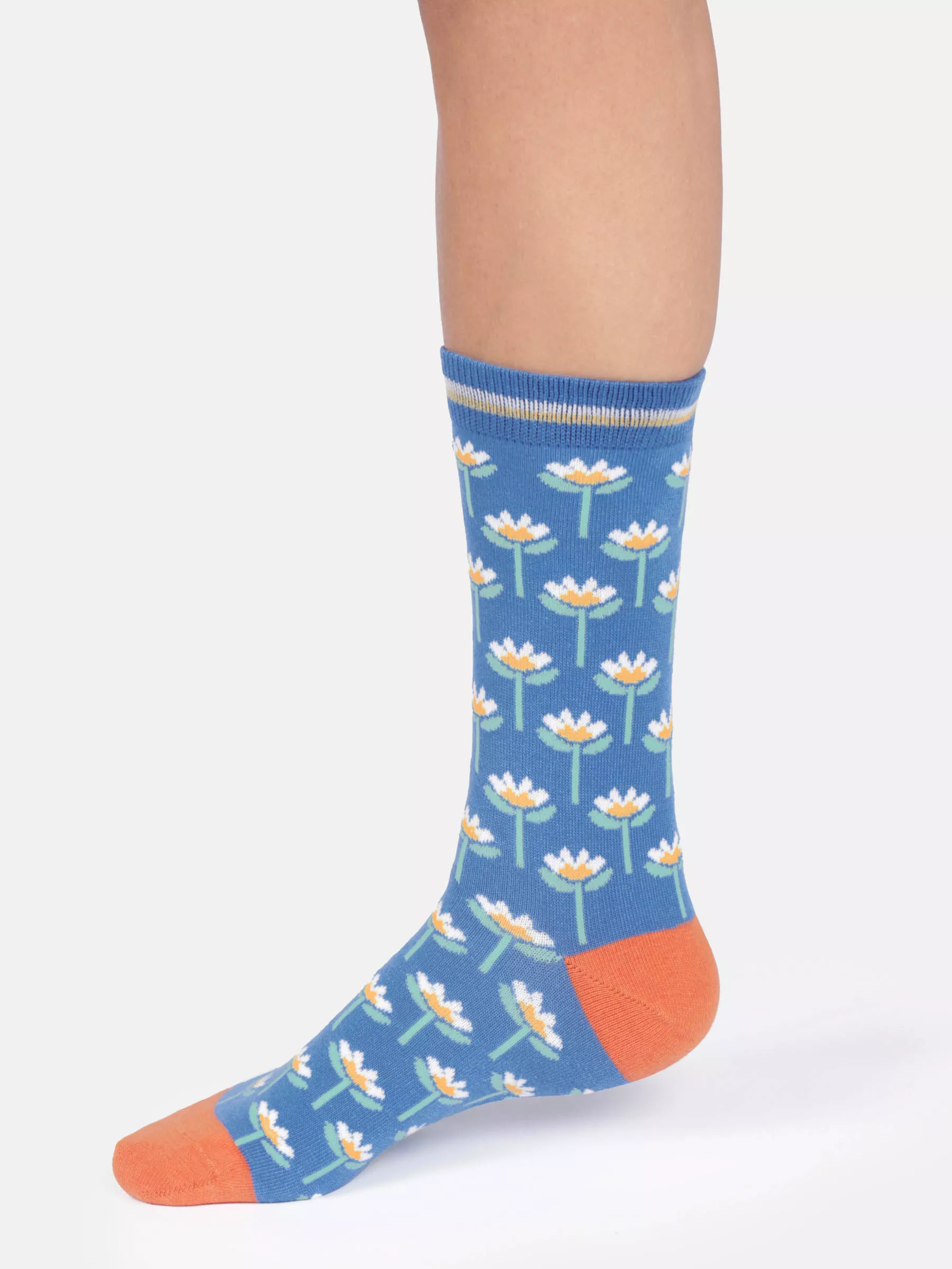 Socken Modell: Floral Tile