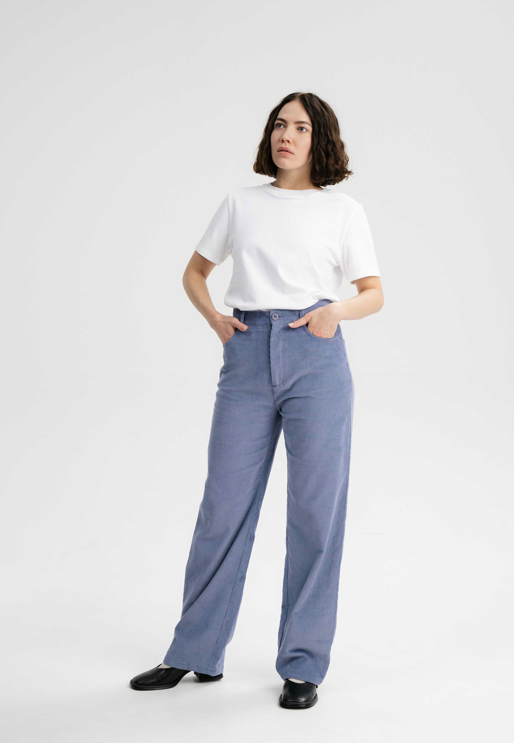 Cord Wide Leg Hose Modell: Oorja