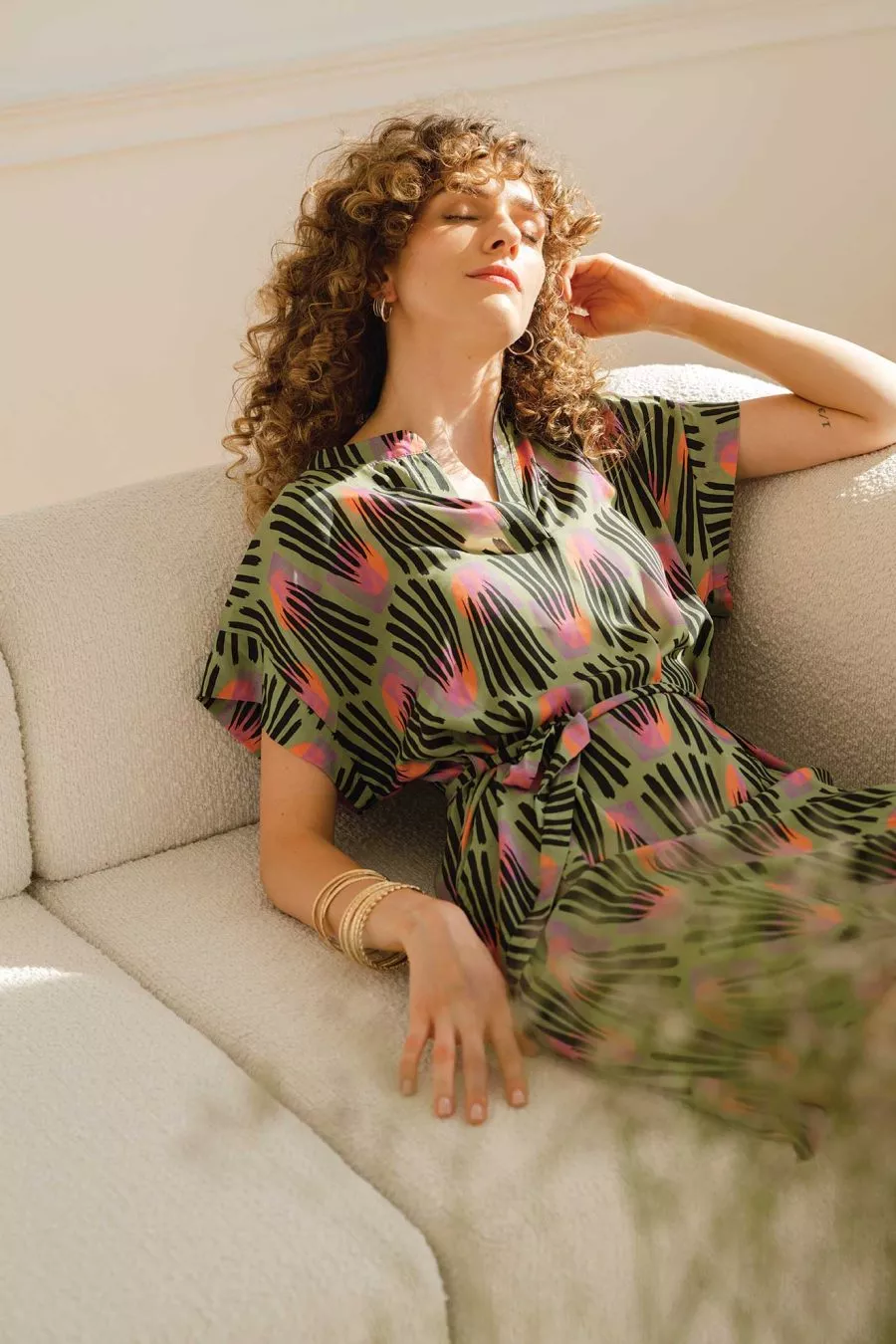 Ecovero Midikleid Modell: Denver