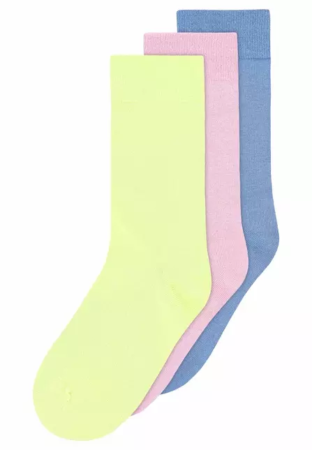 Baumwoll-Socken GOTS, 3er-Pack